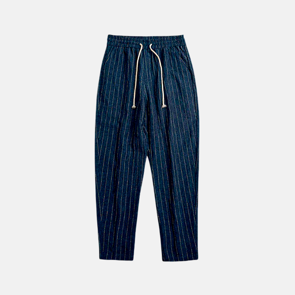Calça Linho Listrada  F084
