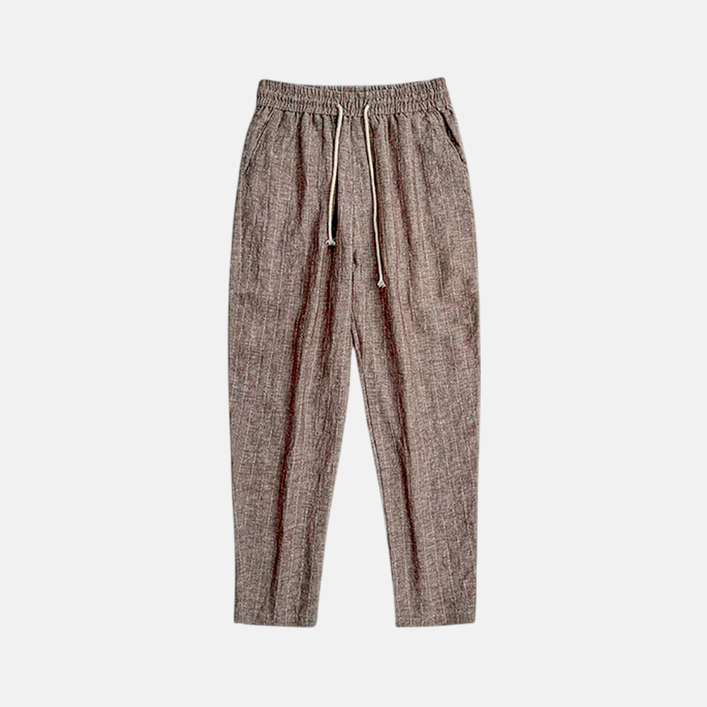 Calça Linho Listrada  F084