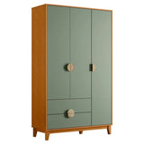 Guarda-Roupa Solteiro 3 Portas 2 Gavetas Ipê