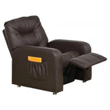 Poltrona do Papai Reclinável Azera Corino Marrom