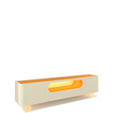 Rack para TV até 85" com LED e Pés de Vidro 210 cm 100% MDF Nobre